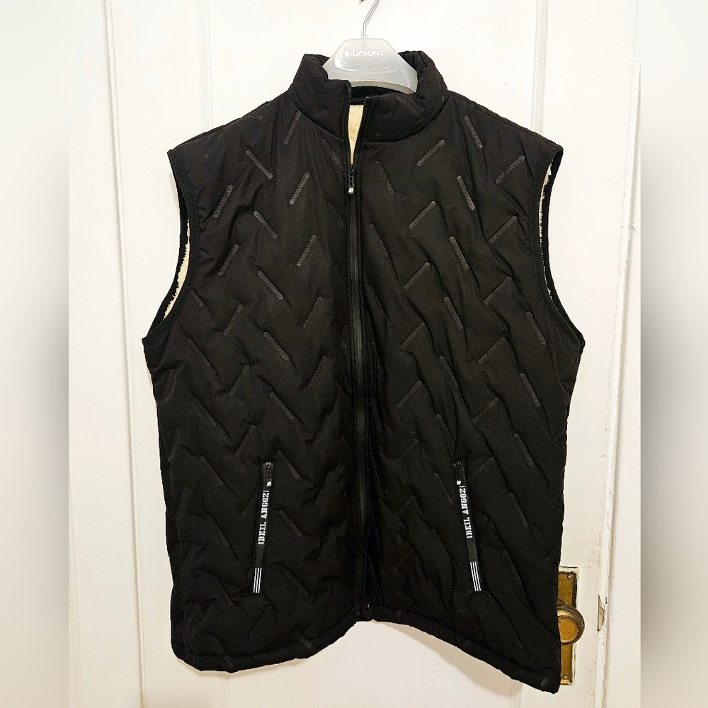 NEW Black Quilted Vest